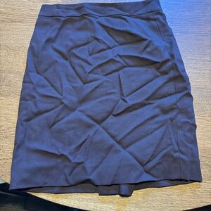 J. Crew Black Pencil Skirt Knee-Length Work